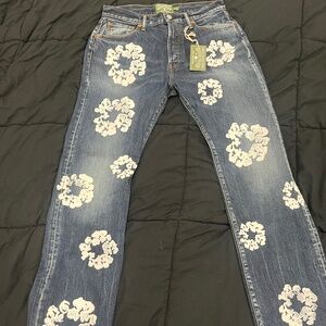 Brand new Denim Tears cotton wreath straight fit